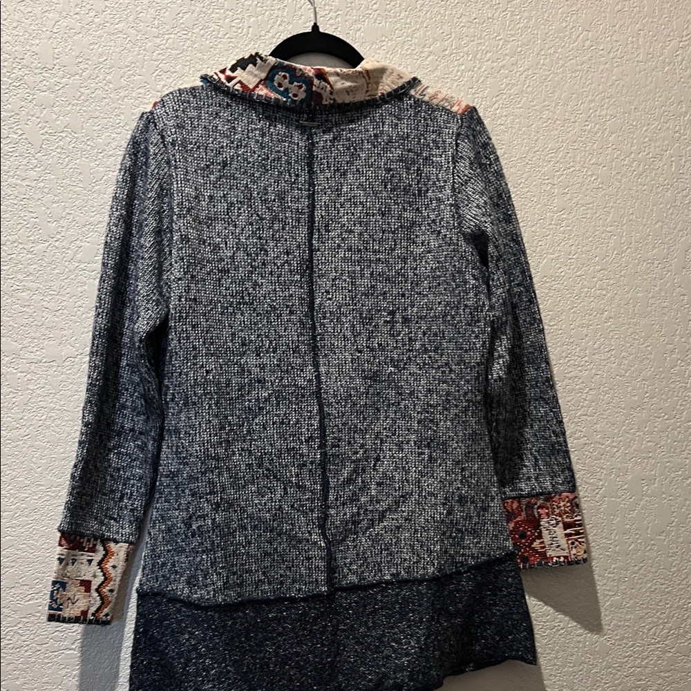 Sioni Boho Multicolor Patchwork Sweater- Large Nw… - image 6